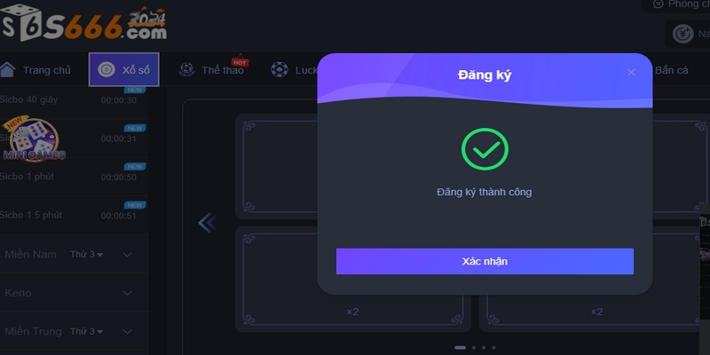 Khi đăng ký, tân binh chơi cần cung cấp thông tin cá nhân chính xác đầy đủ